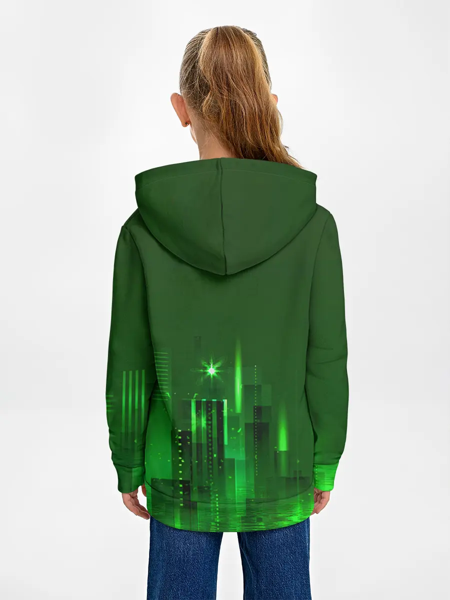 Детское худи / Зеленый город