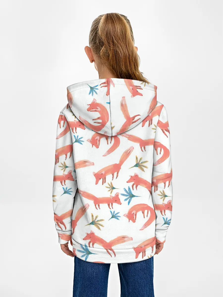Детское худи / Fox Pattern