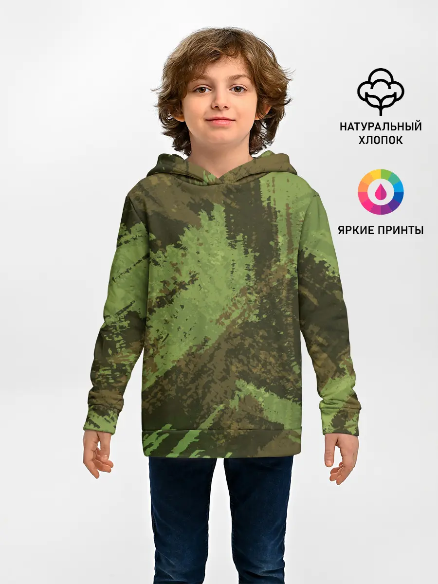 Детское худи / КАМУФЛЯЖ BROWN