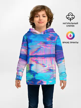 Детское худи / ГАВАЙИ ГЛИТЧ