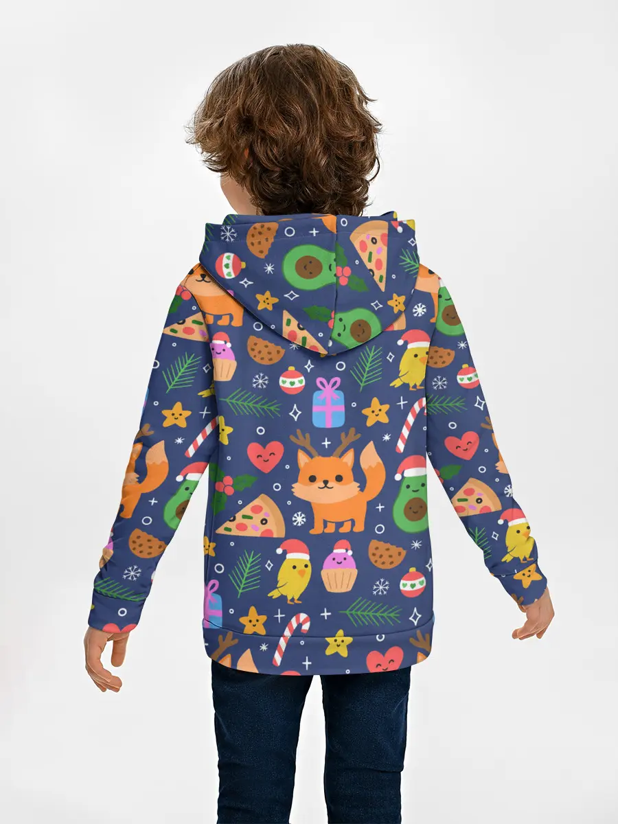 Детское худи / Новогодний макет