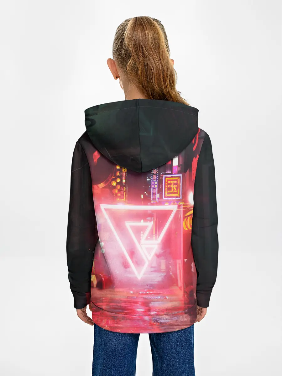 Детское худи / КИБЕР НЕОН