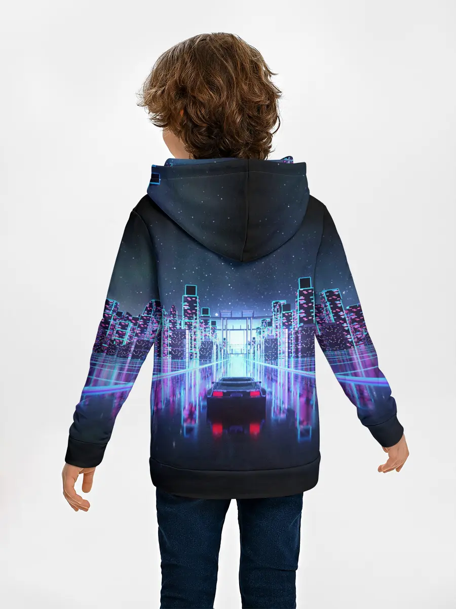 Детское худи / SYNTHWAVE / RETROWAVE