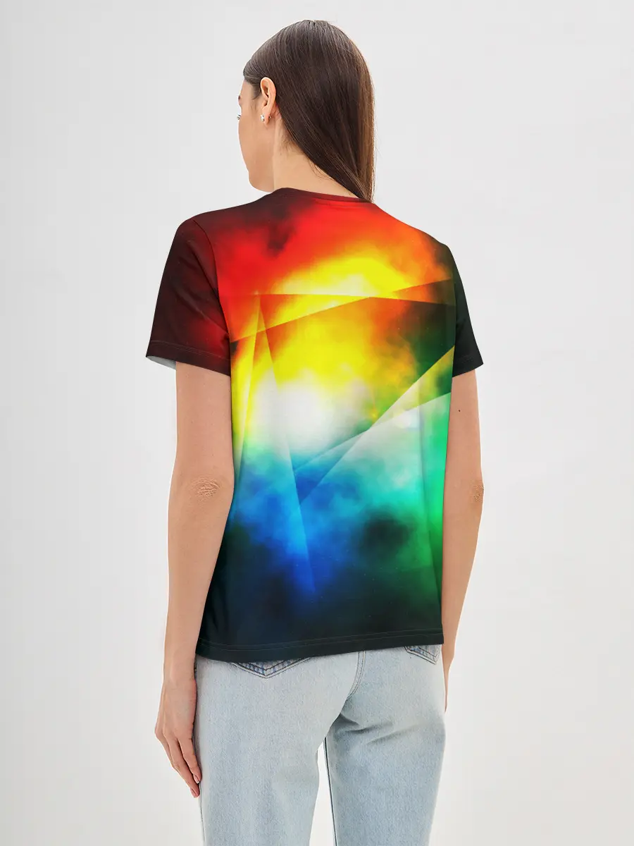 Женская базовая футболка / КРАСКИ КОСМОСА