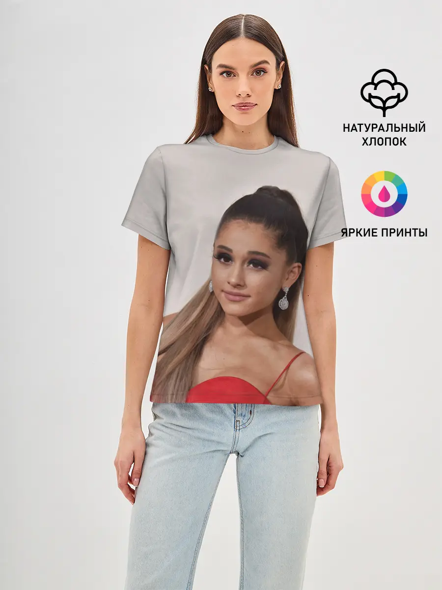Женская базовая футболка / Ariana Grande