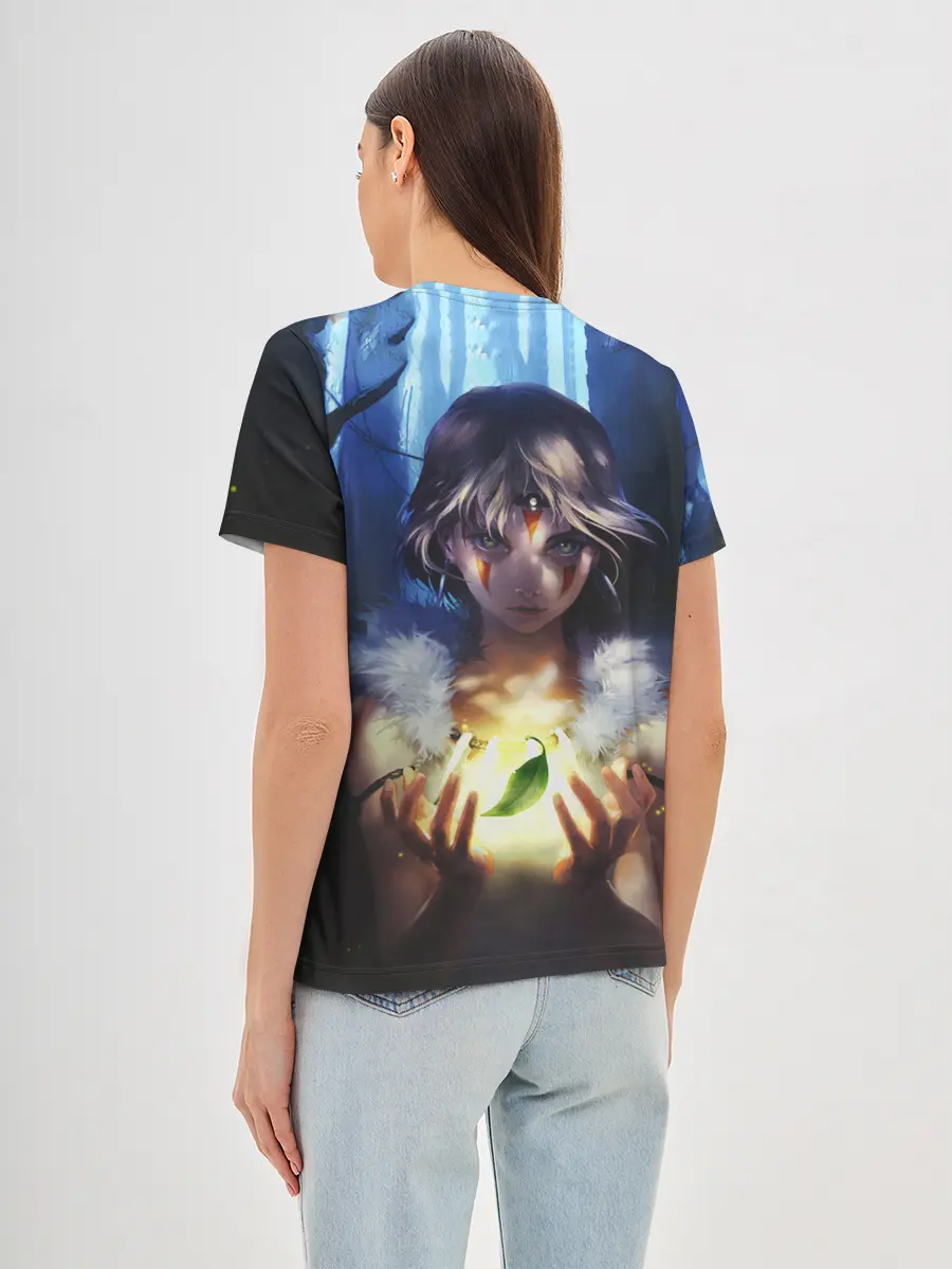 Женская базовая футболка / Принцесса Мононоке