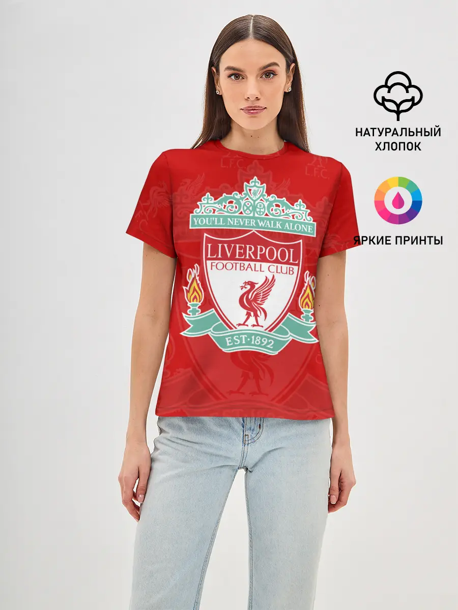 Женская базовая футболка / Liverpool