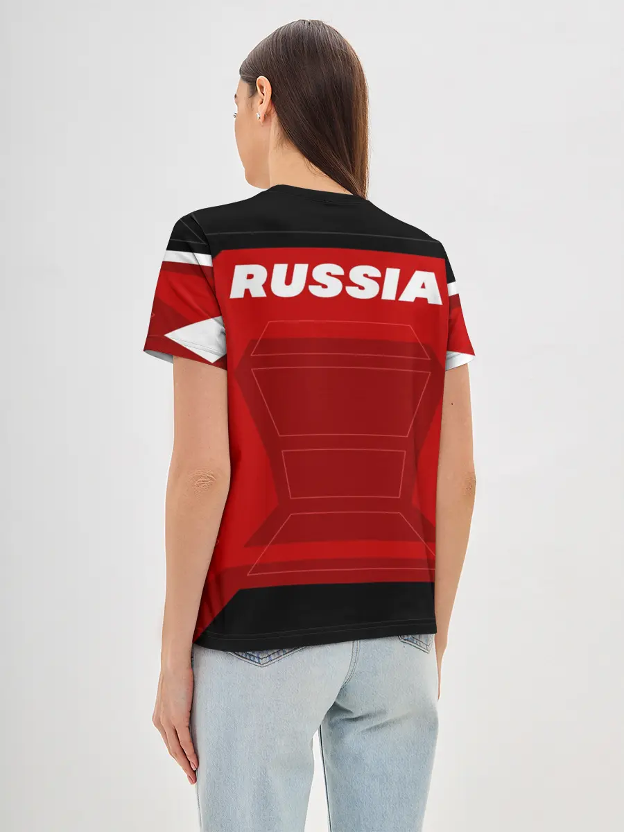 Женская базовая футболка / Red Machine