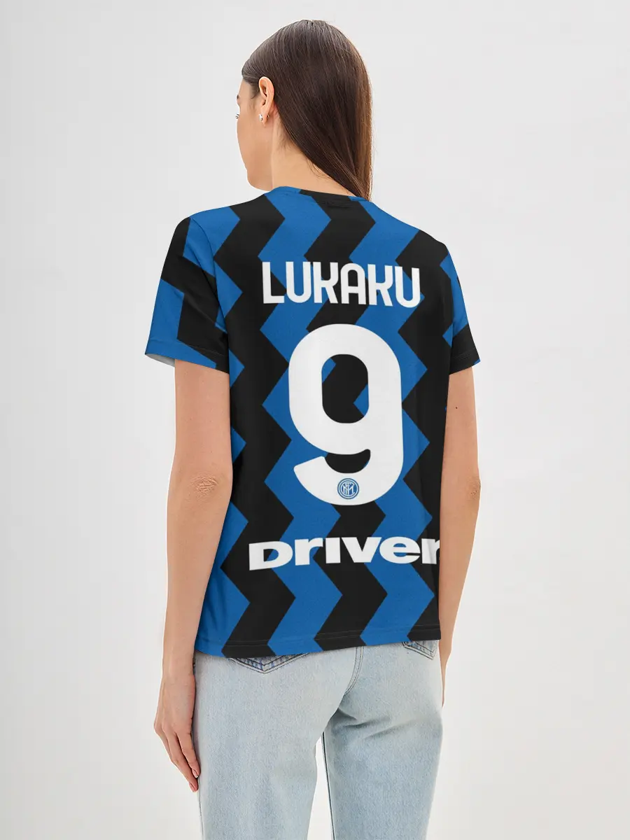 Женская базовая футболка / Лукаку 20/21 Домашняя форма
