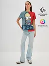 Женская базовая футболка / Homer Simpson