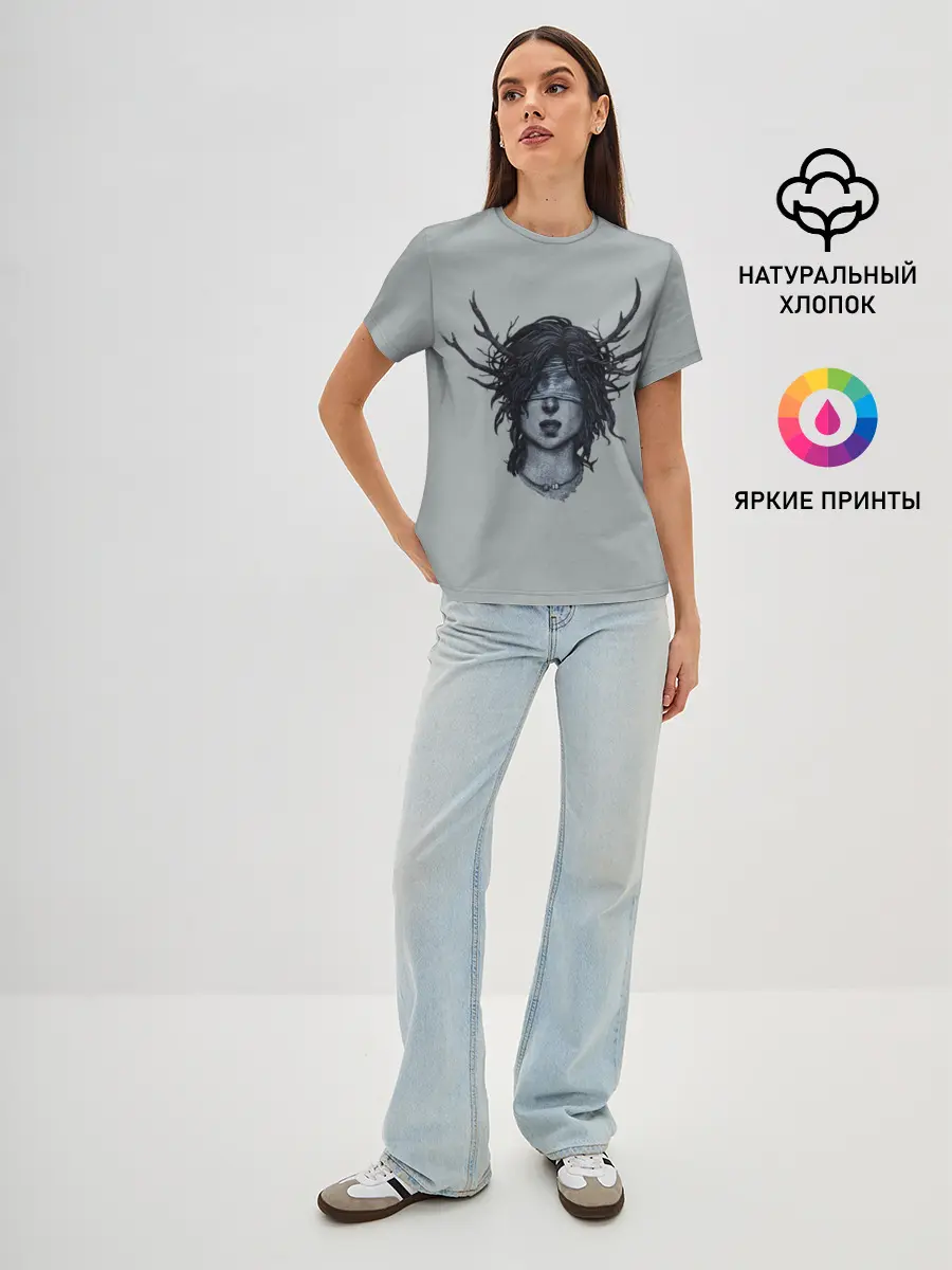 Женская базовая футболка / True Detective