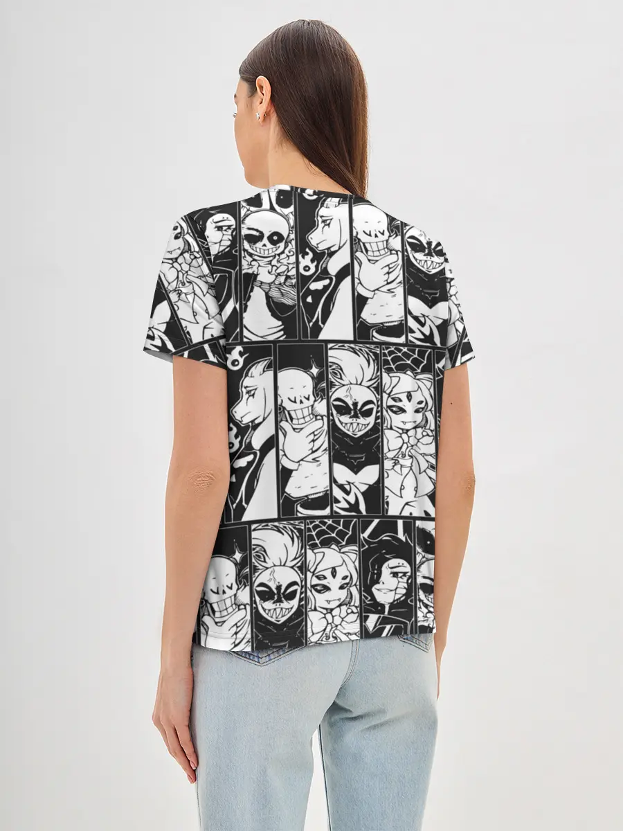 Женская базовая футболка / UNDERTALE