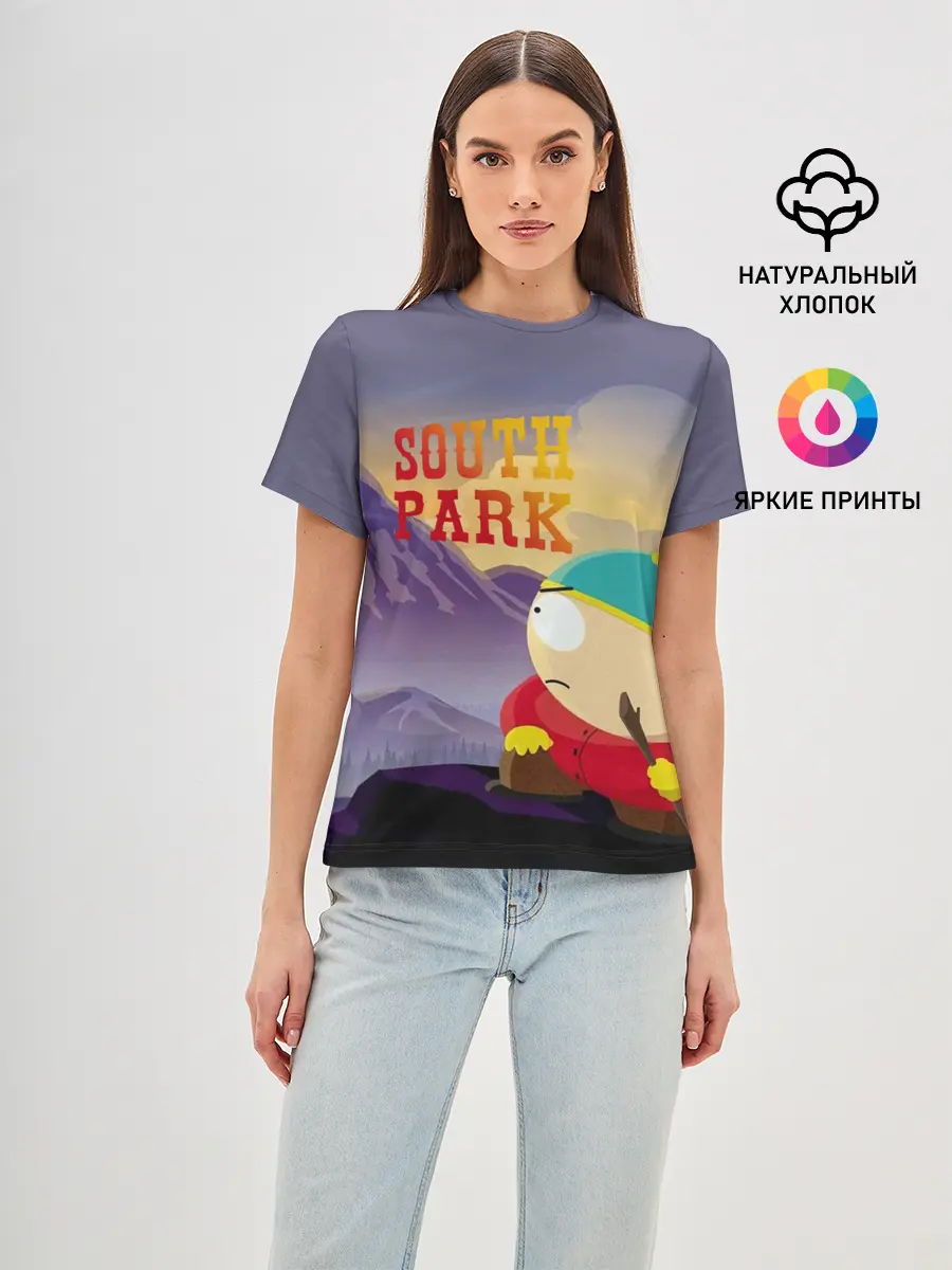 Женская базовая футболка / South Park Cartman | Картмен