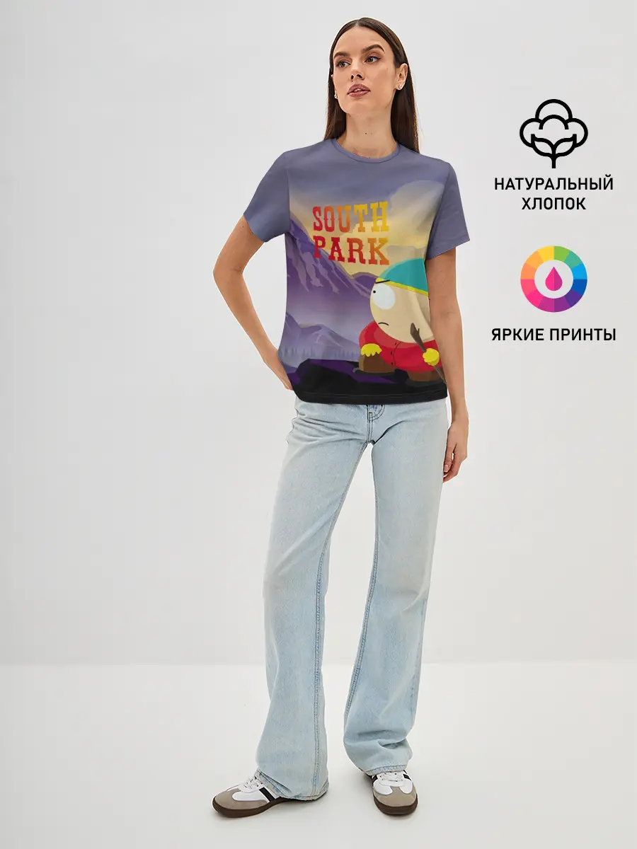 Женская базовая футболка / South Park Cartman | Картмен