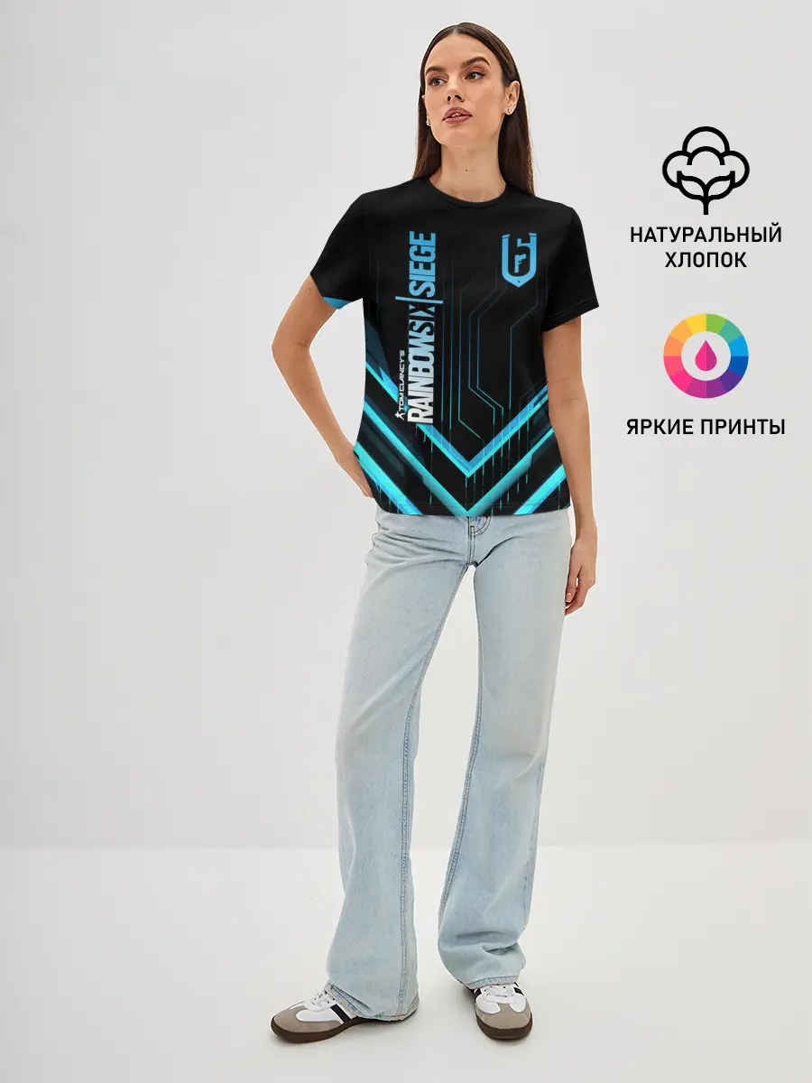 Женская базовая футболка / Rainbow Six Siege