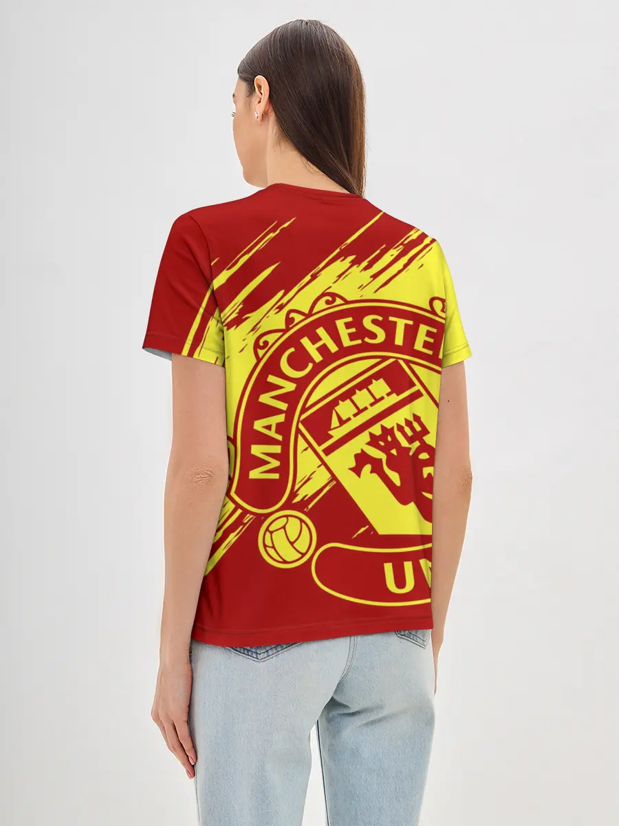 Женская базовая футболка / Манчестер Юнайтед