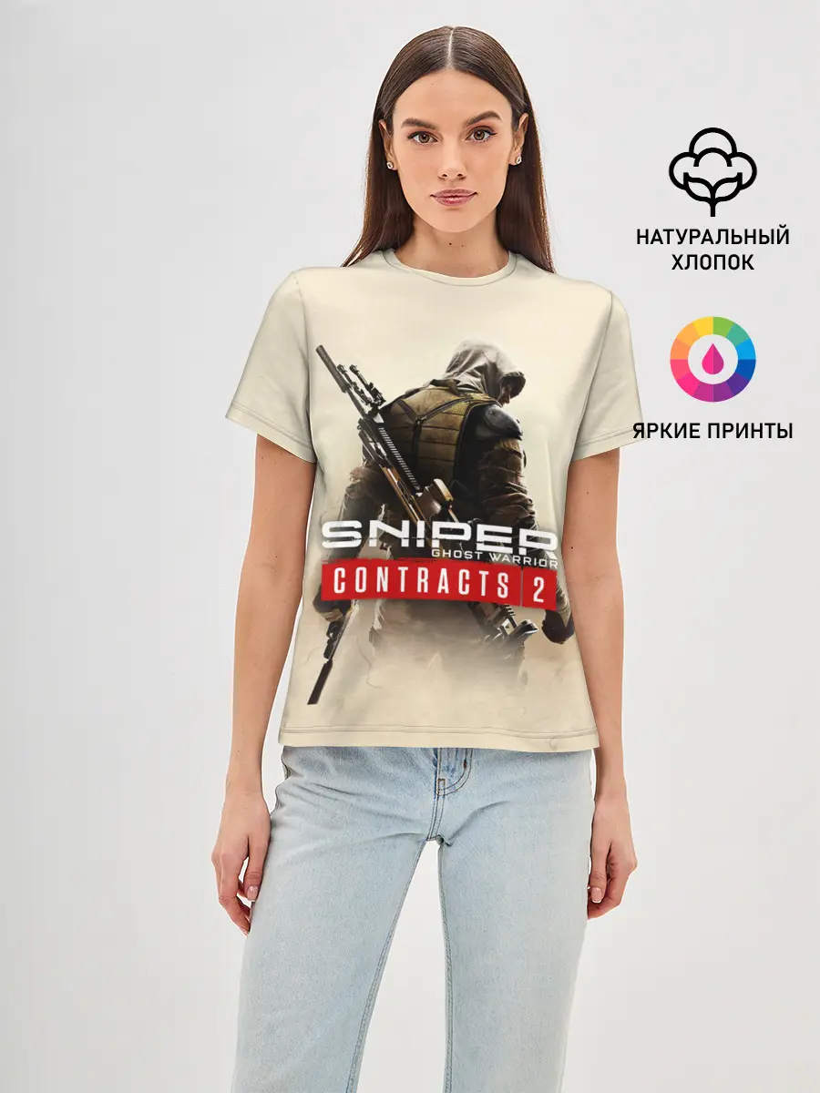 Женская базовая футболка / Sniper Ghost Warrior Contracts