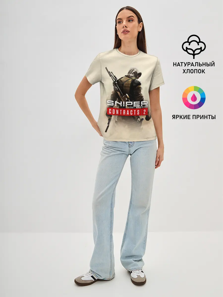 Женская базовая футболка / Sniper Ghost Warrior Contracts