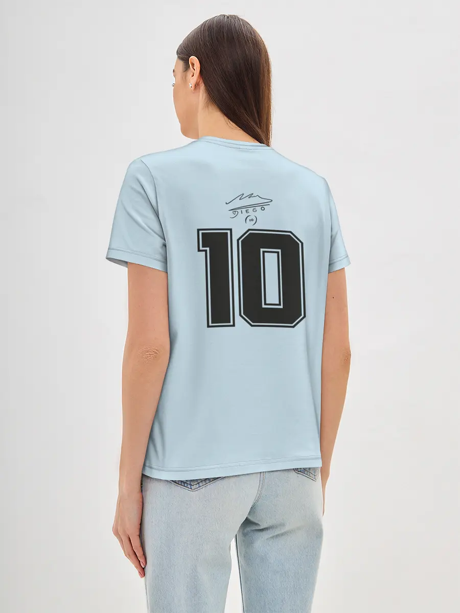 Женская базовая футболка / Диего Марадона