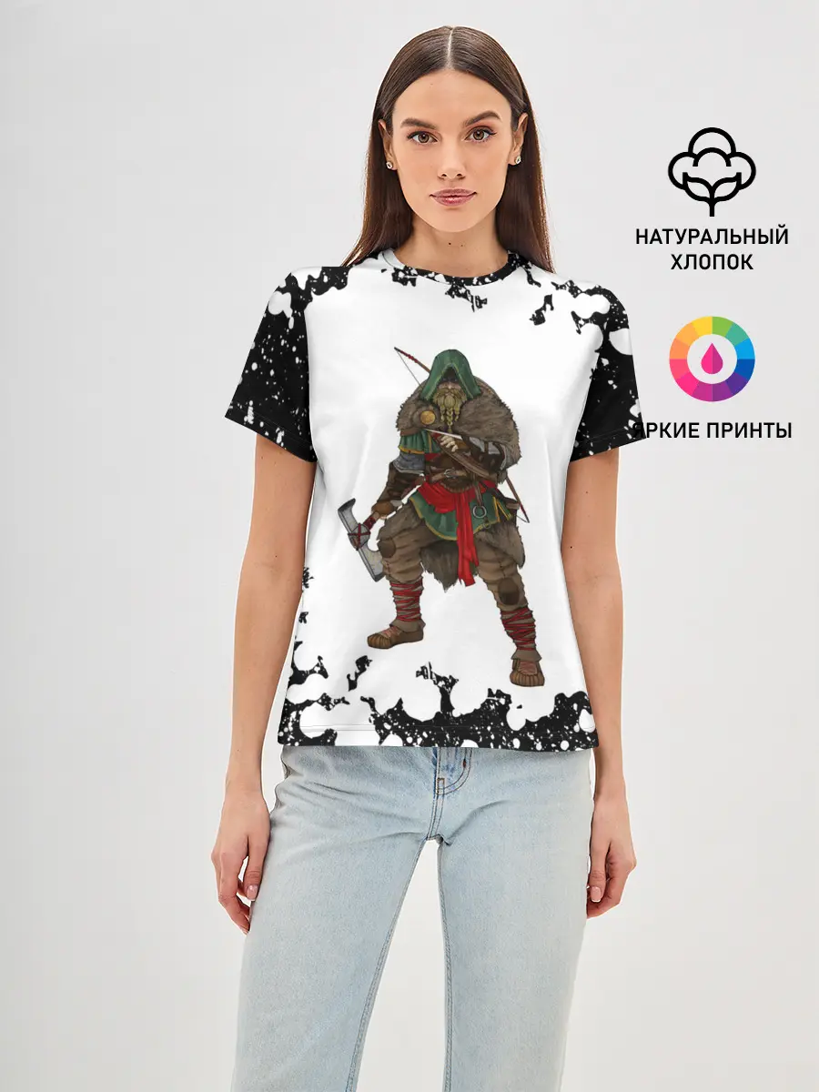 Женская базовая футболка / ASSASSINS CREED VALHALLA