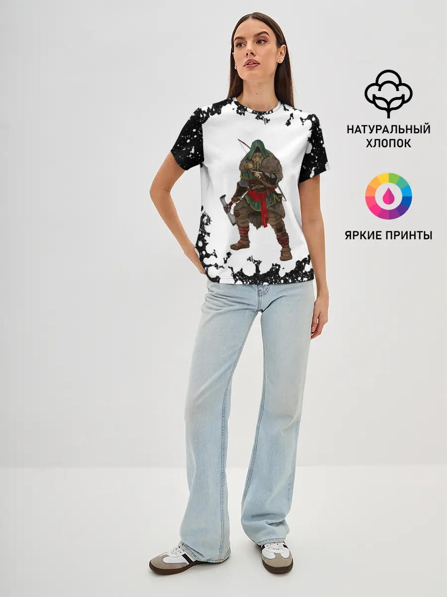 Женская базовая футболка / ASSASSINS CREED VALHALLA