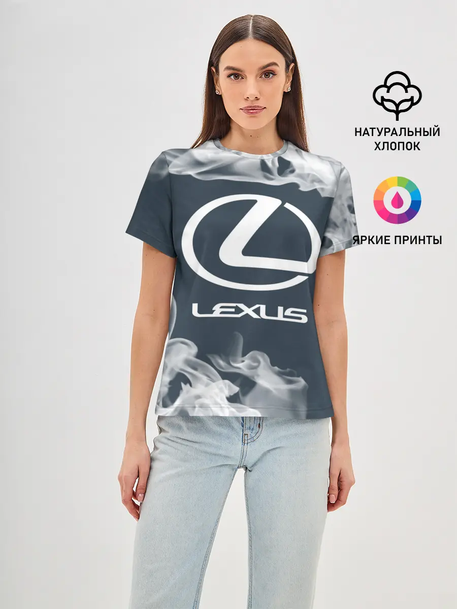 Женская базовая футболка / LEXUS / ЛЕКСУС