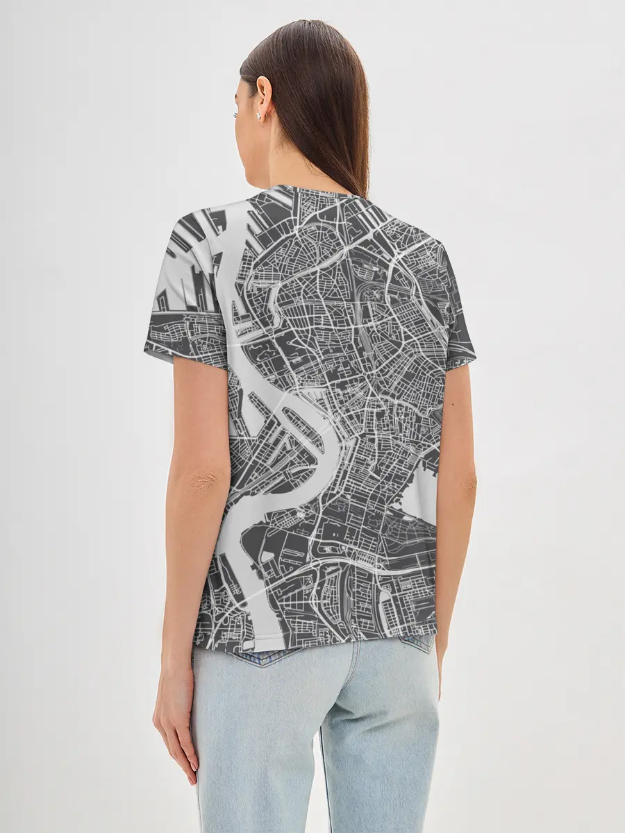 Женская базовая футболка / генплан