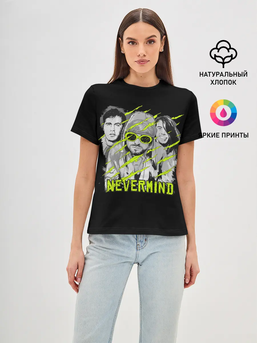 Женская базовая футболка / Nevermind