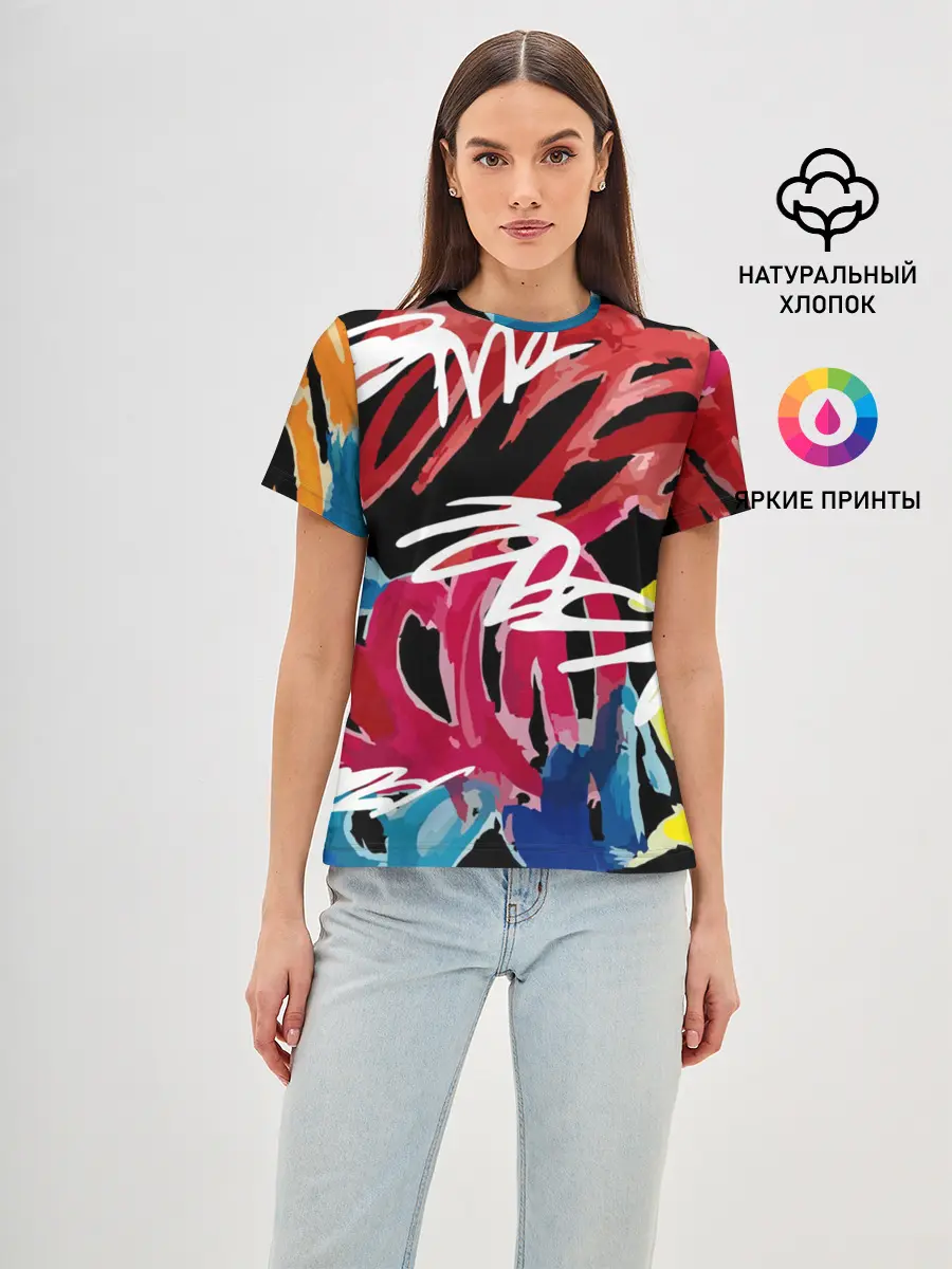 Женская базовая футболка / Old school