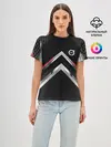 Женская базовая футболка / Volvo abstract line