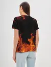 Женская базовая футболка / ОГОНЬ | FIRE