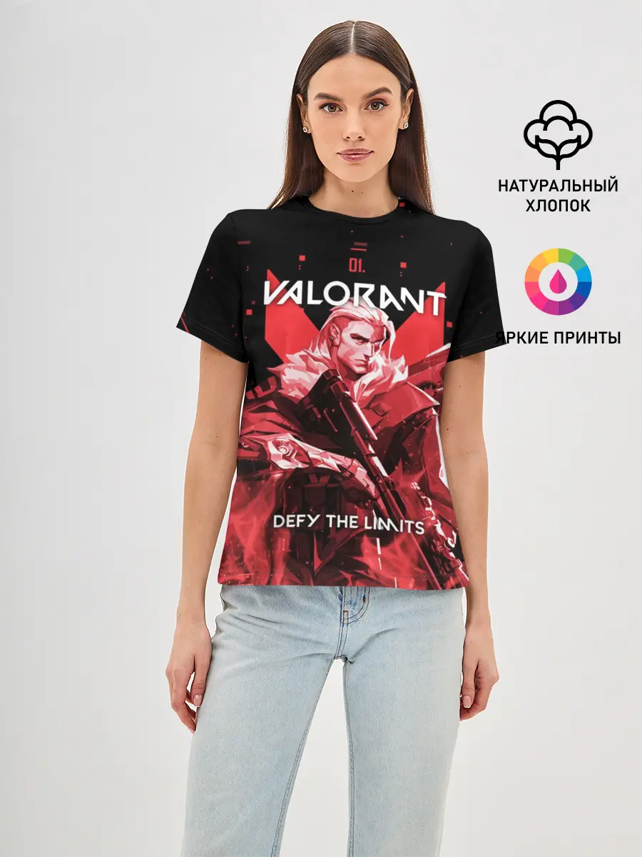 Женская базовая футболка / VALORANT SOVA