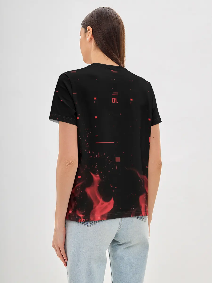 Женская базовая футболка / VALORANT SOVA