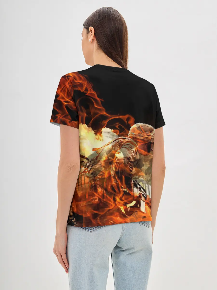 Женская базовая футболка / Sabaton