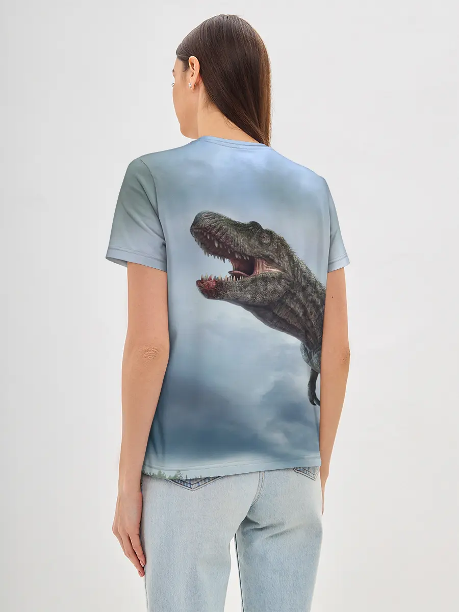 Женская базовая футболка / Jurassic World | Мир Юрского периода