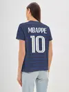 Женская базовая футболка / Мбаппе в стиле формы Франции
