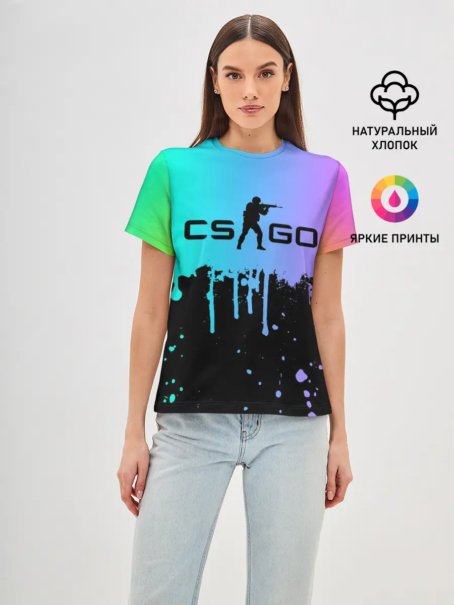 Женская базовая футболка / COUNTER STRIKE