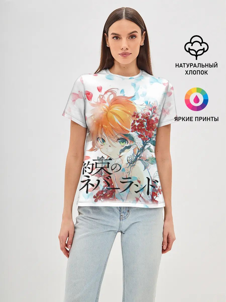 Женская базовая футболка / обещанный неверленд