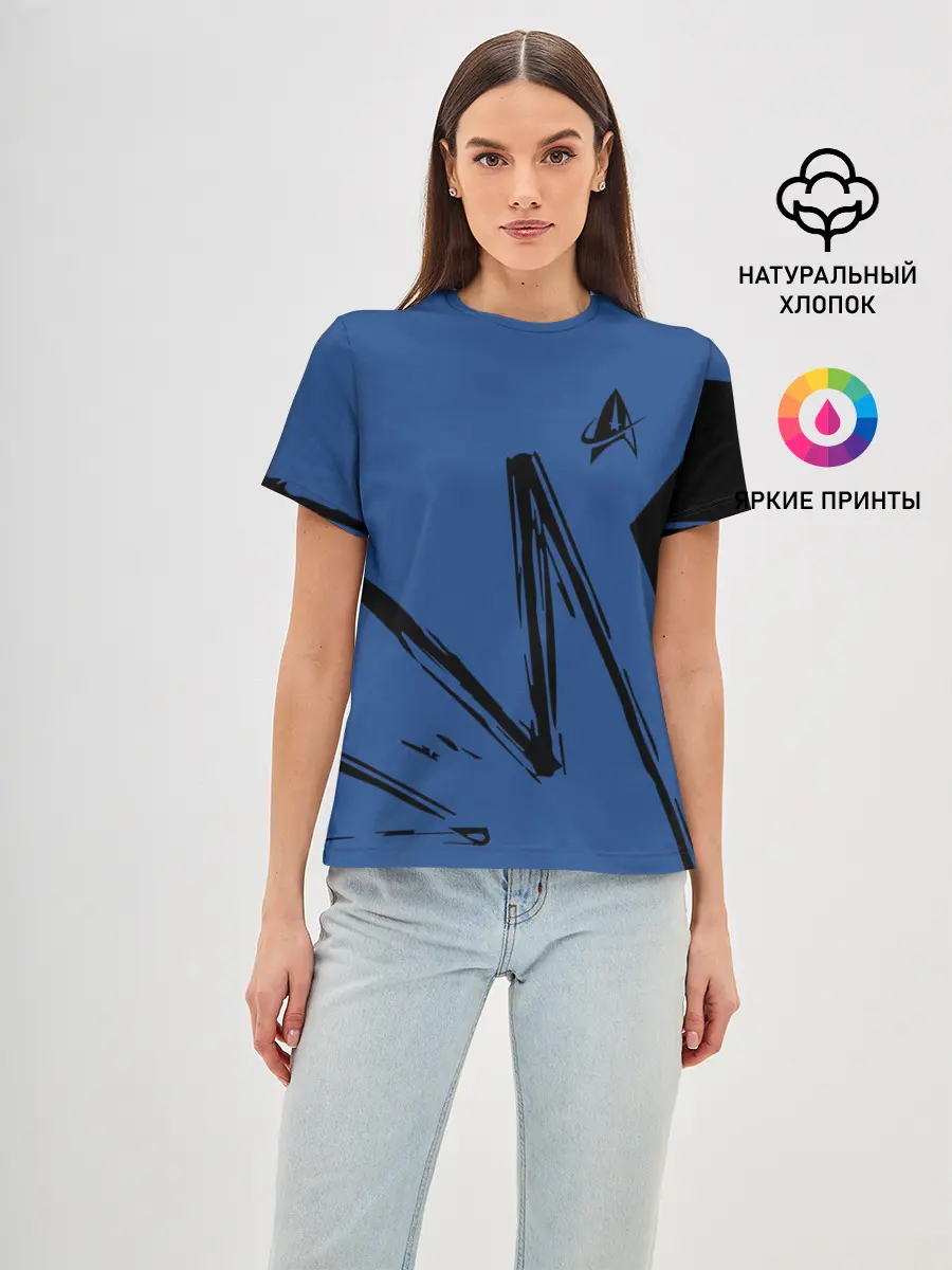 Женская базовая футболка / Star Trek