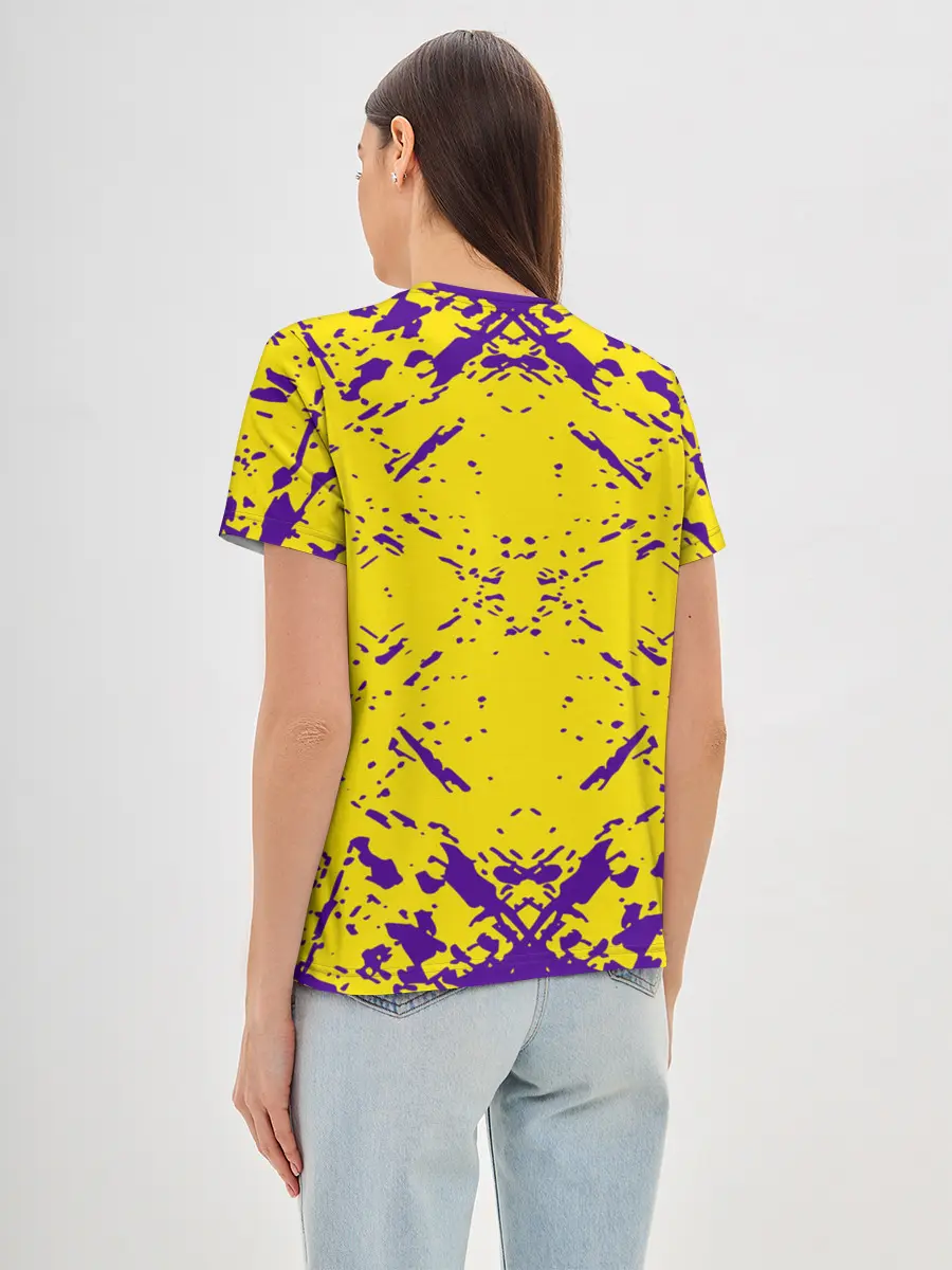 Женская базовая футболка / ЛЕЙКЕРС| LOS ANGELES LAKERS,