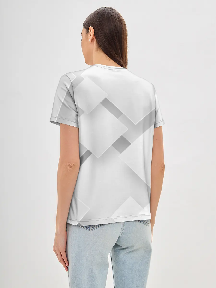 Женская базовая футболка / Геометрическая Абстракция