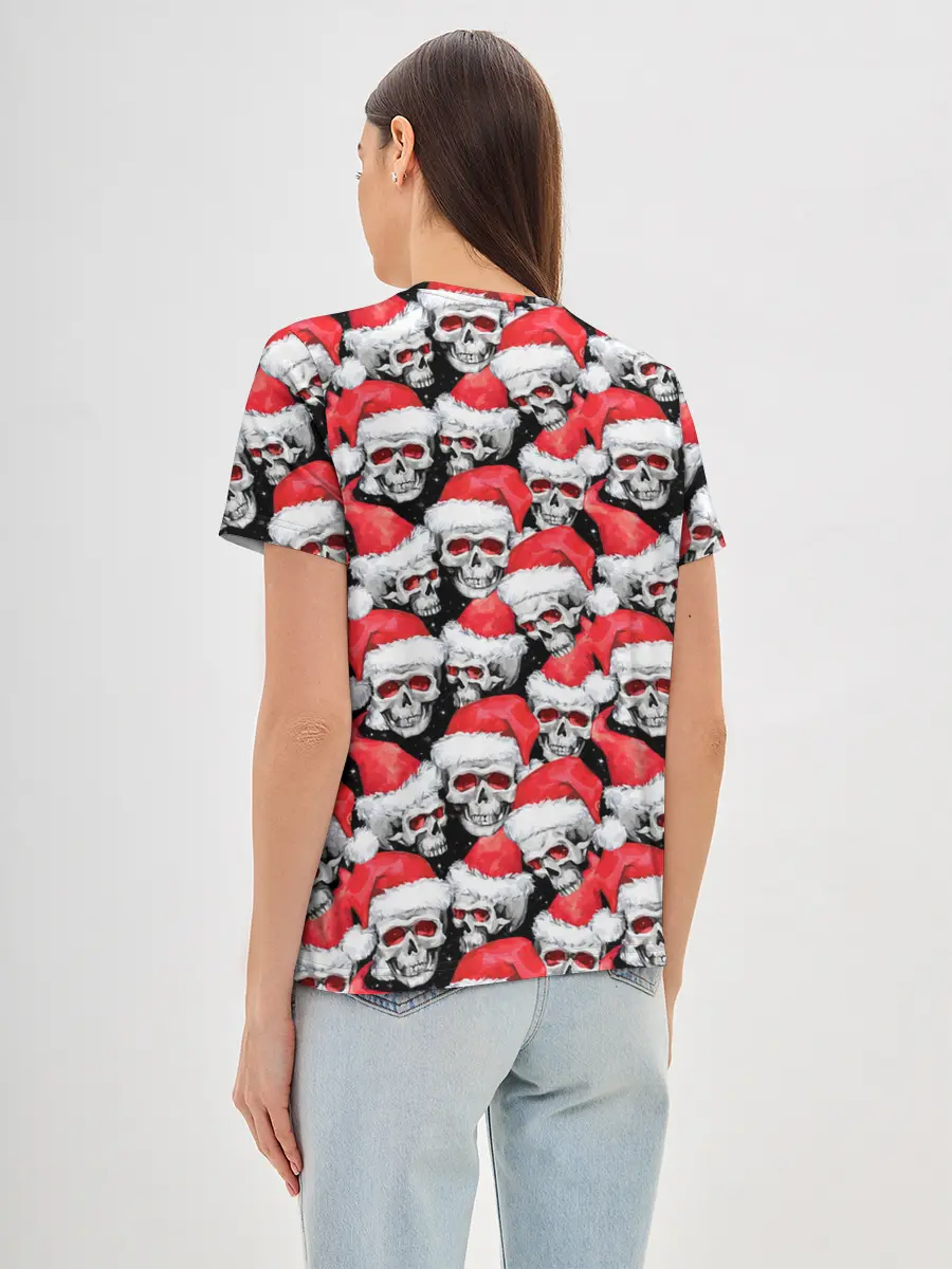 Женская базовая футболка / Деды морозы