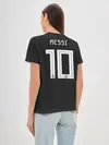 Женская базовая футболка / Месси ЧМ 2018 гостевая