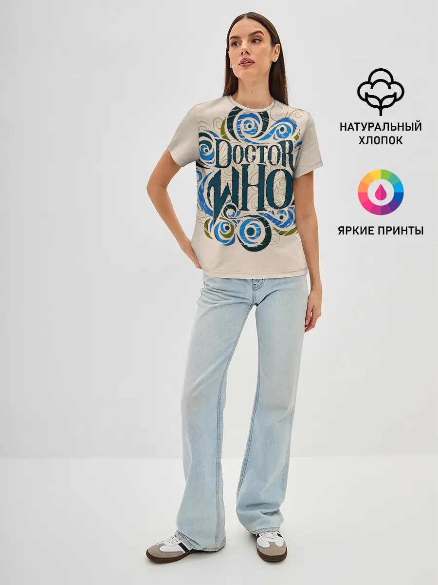 Женская базовая футболка / Doctor Who