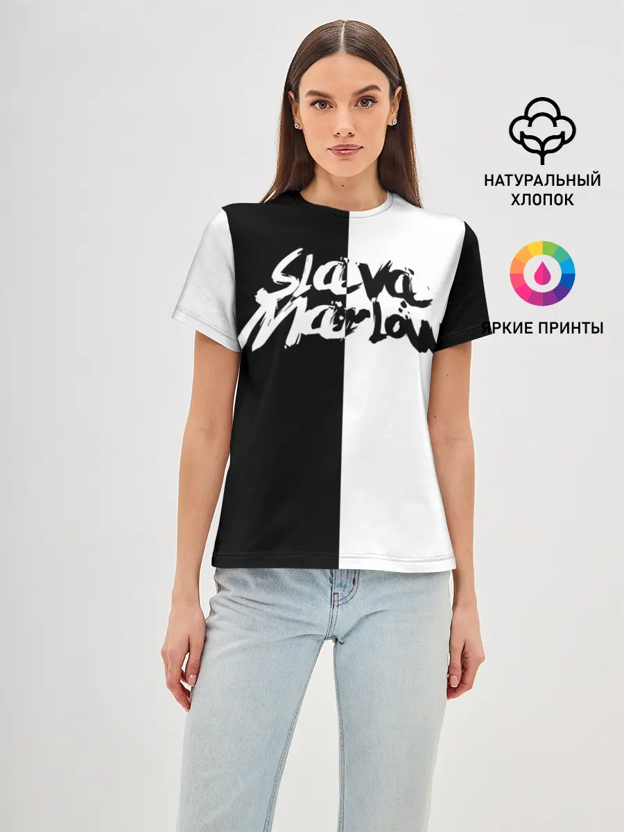 Женская базовая футболка / SLAVA MARLOW