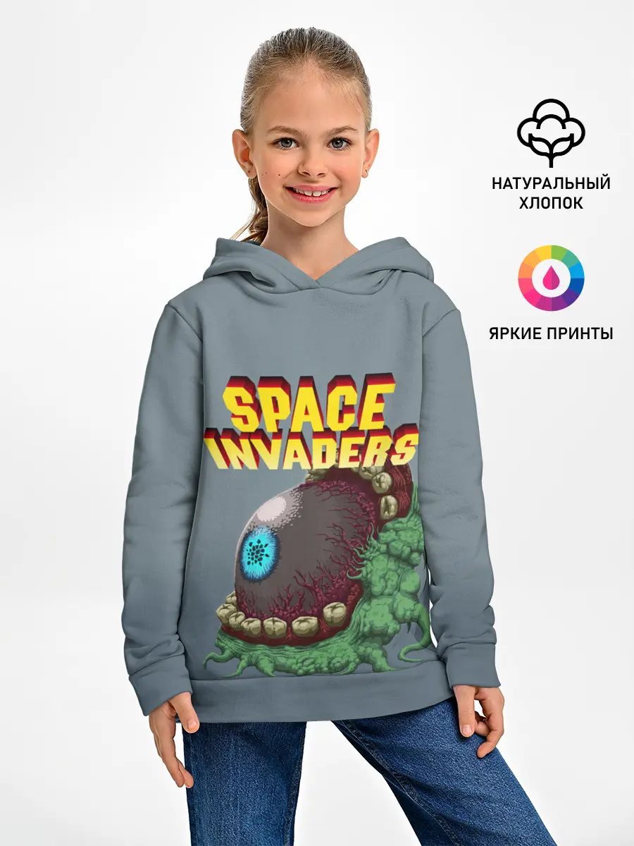 Детское худи / Boss | Space Invaders | Old game
