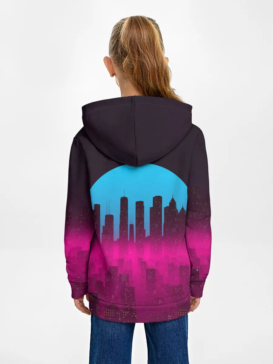 Детское худи / НЕОНОВЫЙ ГОРОД