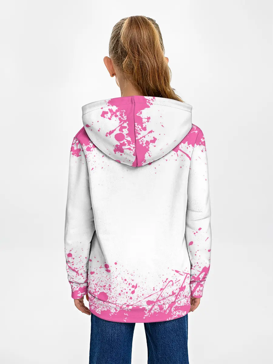 Детское худи / Девушки и танки | Pink