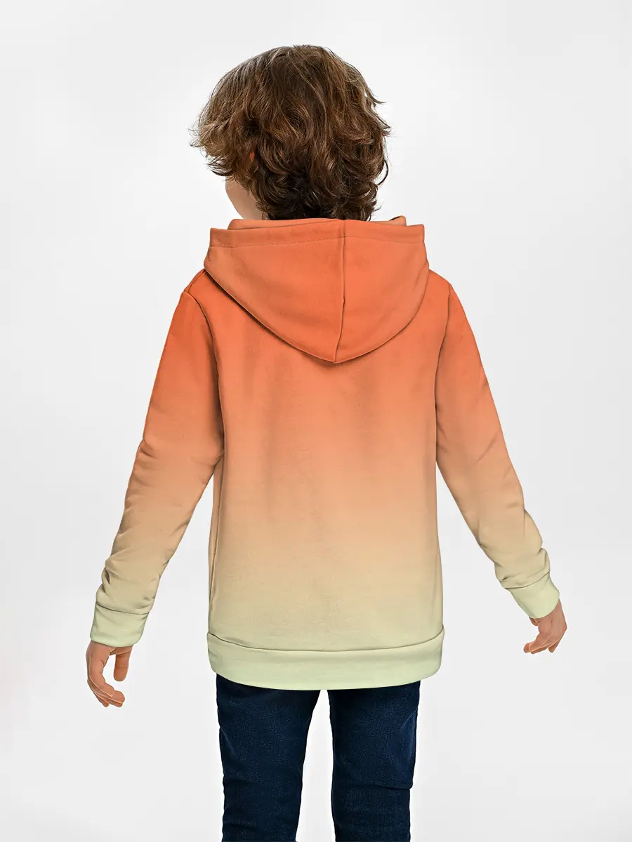 Детское худи / Семейство Тоторо ест арбуз