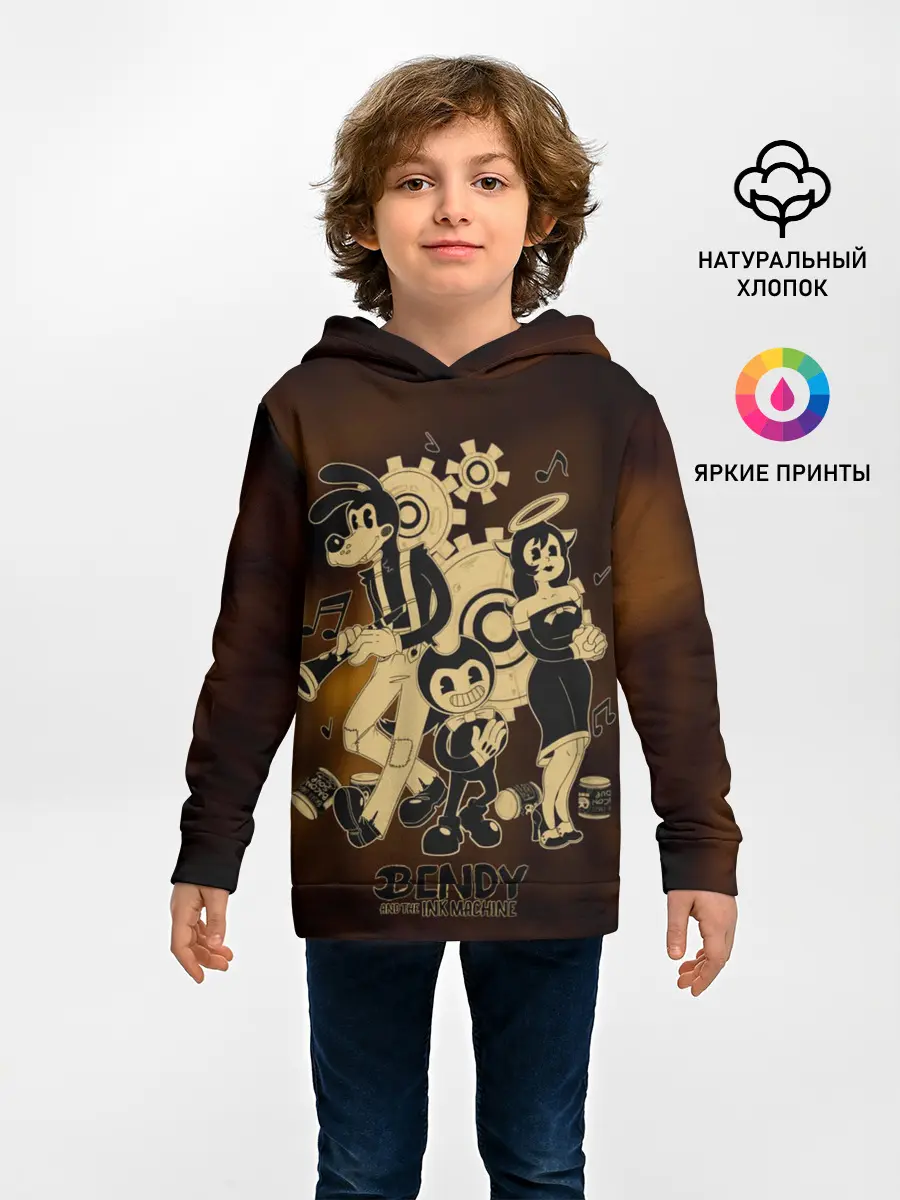 Детское худи / Bendy and the ink machine